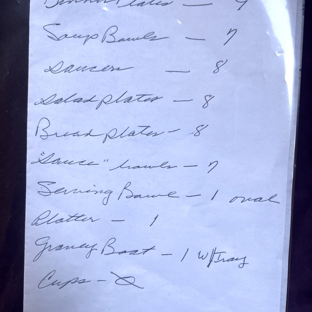 COPY - Noritake Regent Platinum series 4333 8 place settings immaculate for sal…